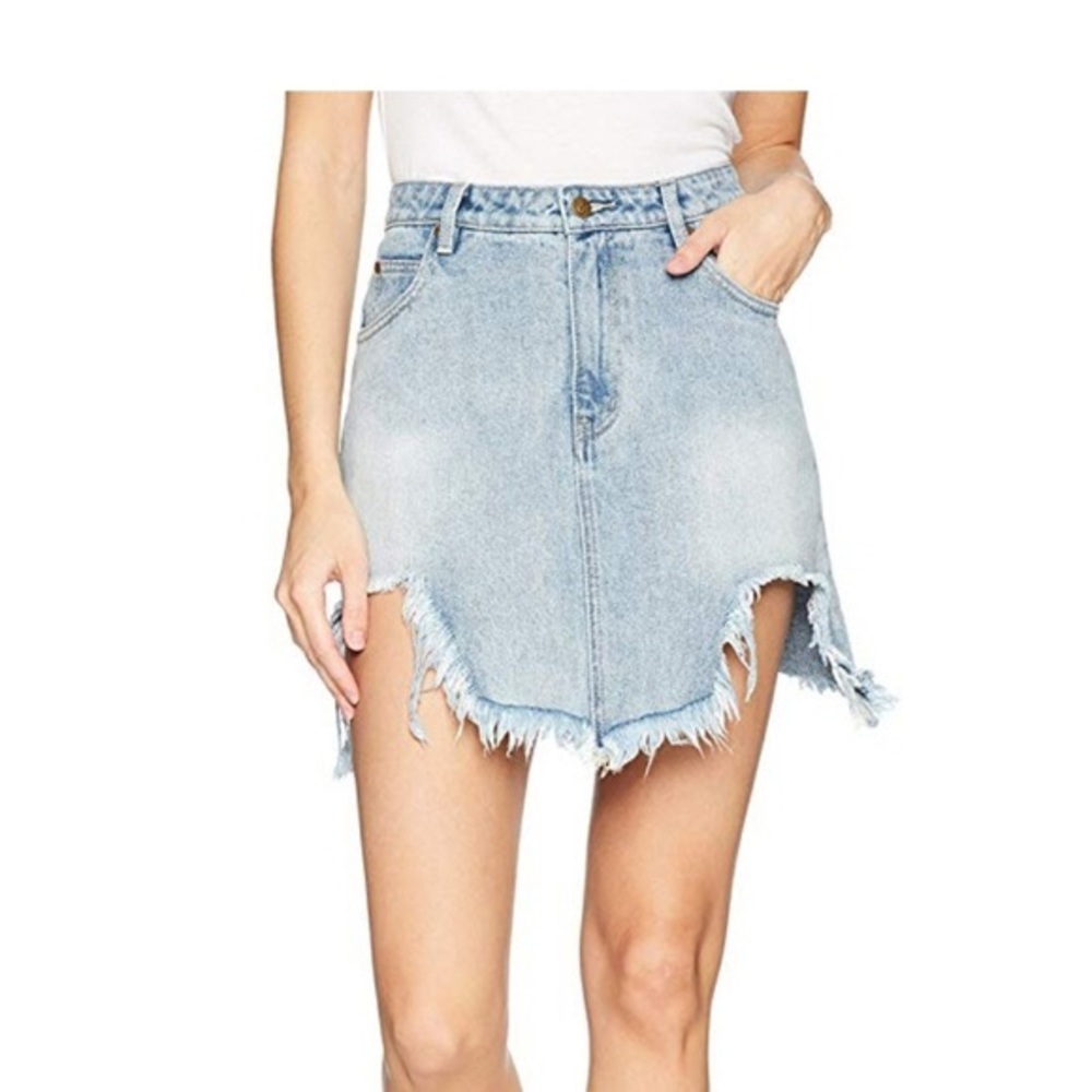 NWT! Distressed Jean Skirt   MP|D